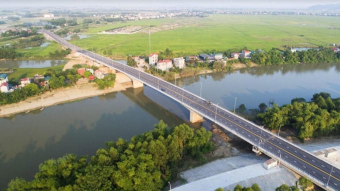 Dự án cầu Đồng Sơn - một dự án có nhiều sai phạm do Công ty Tân Thịnh làm nhà đầu tư.