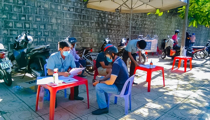 Lập biên bản xử phạt vi phạm hành chính, đối với các trường hợp vi phạm Chỉ thị 16.