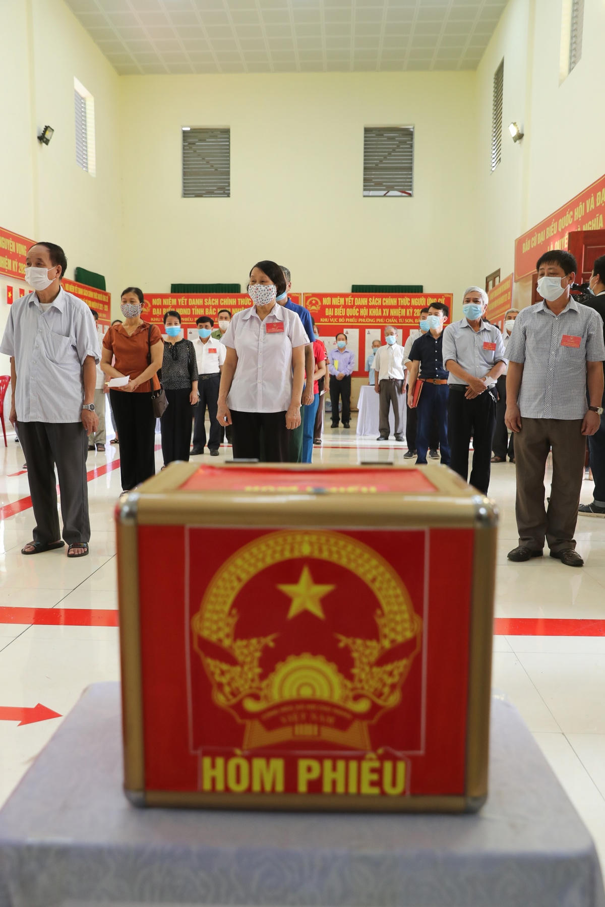 [ẢNH] Bắc Ninh: Diễn tập bầu cử, sẵn sàng cho ngày hội của toàn dân