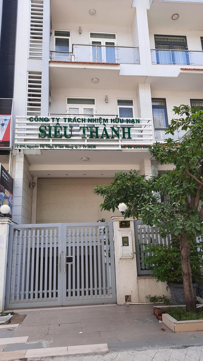 Văn phòng Công ty TNHH Siêu Thành tại quận 7.