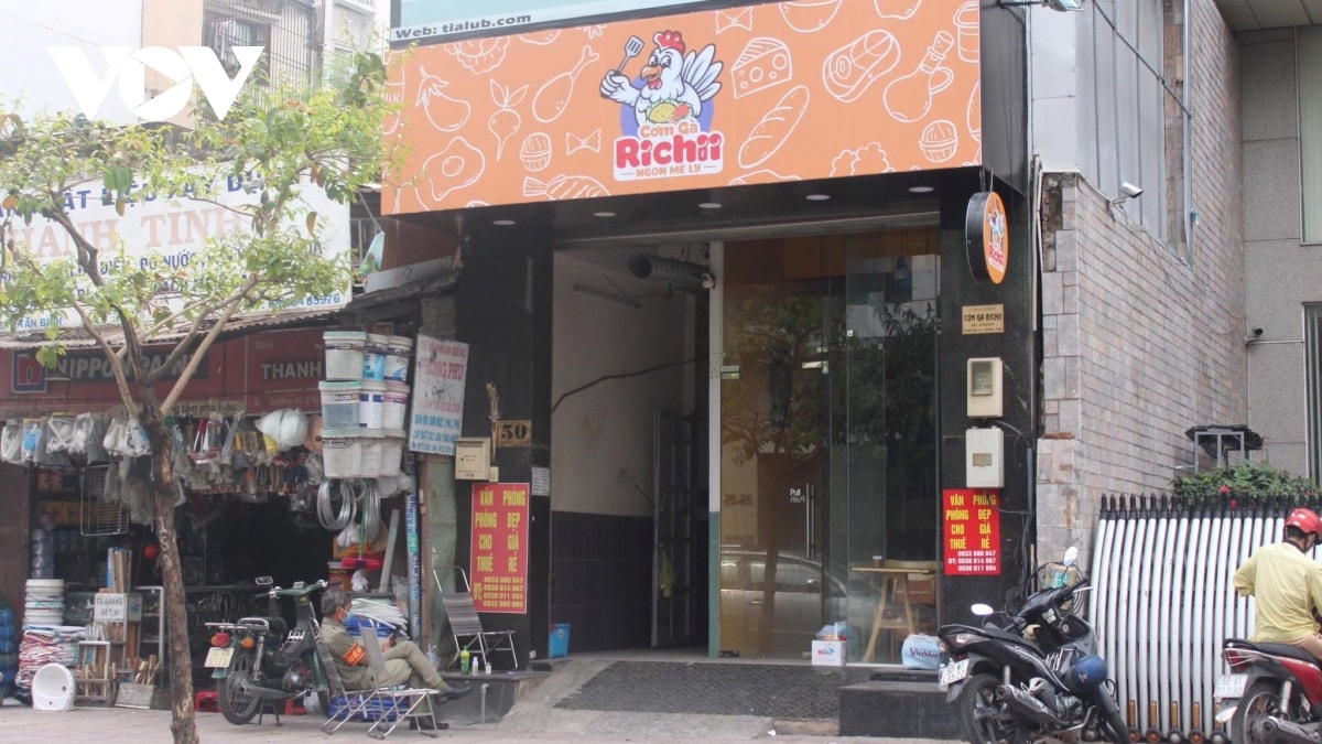 Khu nhà trọ của BN 1342 đang được phong tỏa.