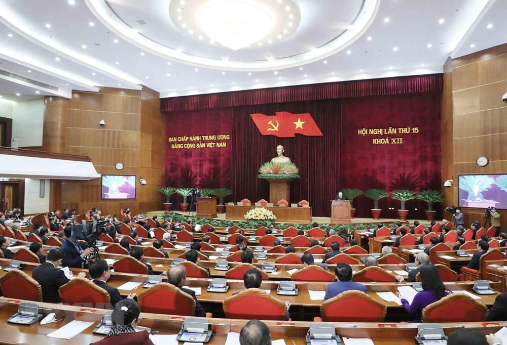Toàn cảnh phiên bế mạc Hội nghị. (Ảnh: Phương Hoa/TTXVN).