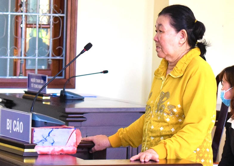 Bị cáo Lẹ nay đã bước sang tuổi 62.