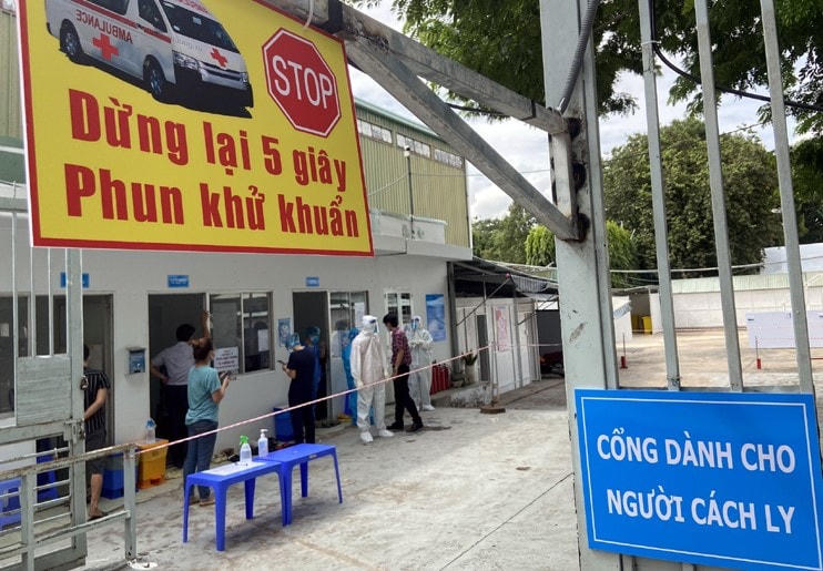 Một số khu cách ly tập trung F0, F1 tại các quận- huyện đã hình thành.
