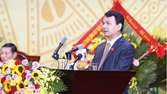 Tân Bí thư Tỉnh uỷ Lào Cai Đặng Xuân Phong.