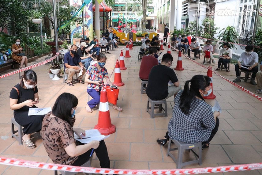 Quận Hoàn Kiếm đang đẩy nhanh tốc độ tiêm chủng.