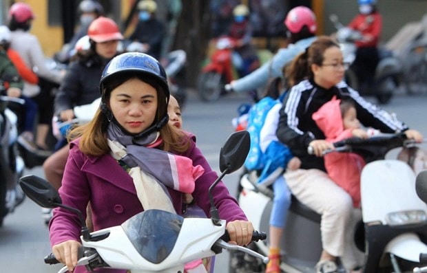 Hà Nội bắt đầu trở lạnh. (Ảnh: An Đăng/TTXVN).
