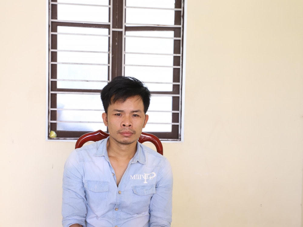Đối tượng Thái Ngọc Hoàng tại CQĐT.