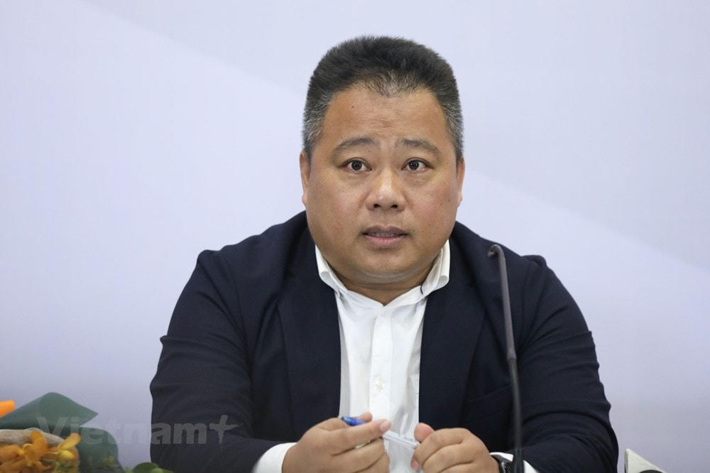 Phó chủ tịch VFF, ông Nguyễn Minh Ngọc làm Tổng Giám đốc công ty VPF. (Ảnh: Hiển Nguyễn/Vietnam+).