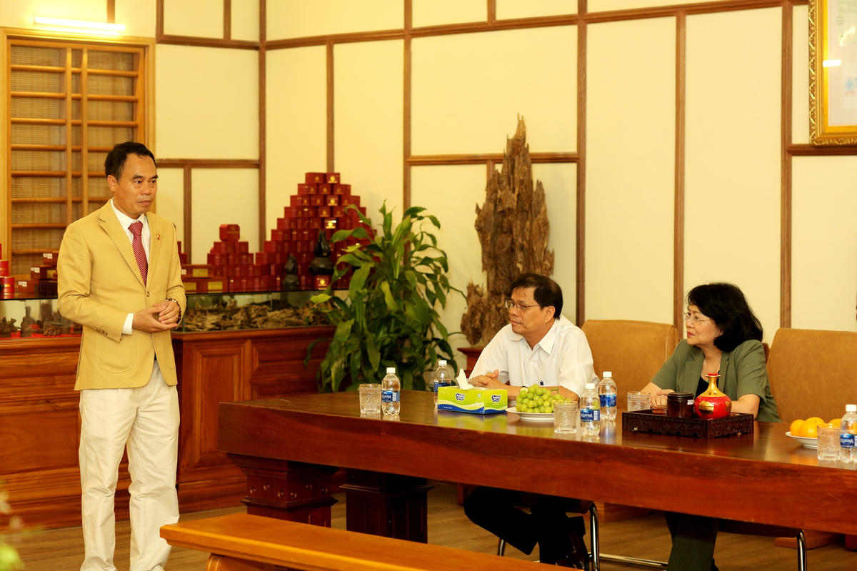 Ông Nguyễn Văn Tưởng khẳng định việc xây dựng Bảo tàng Trầm Hương với mong muốn gìn giữ nét văn hóa thưởng trầm của người Việt.