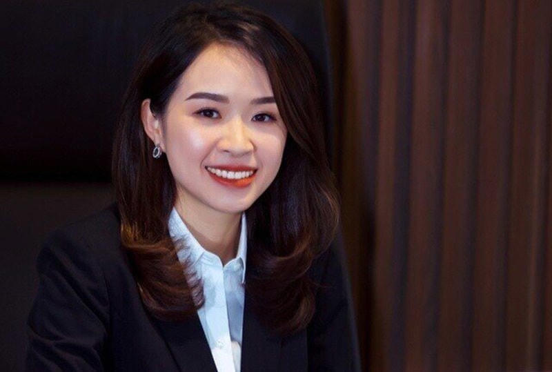 Nữ Chủ tịch HĐQT Kienlong Bank Trần Thị Thu Hằng.
