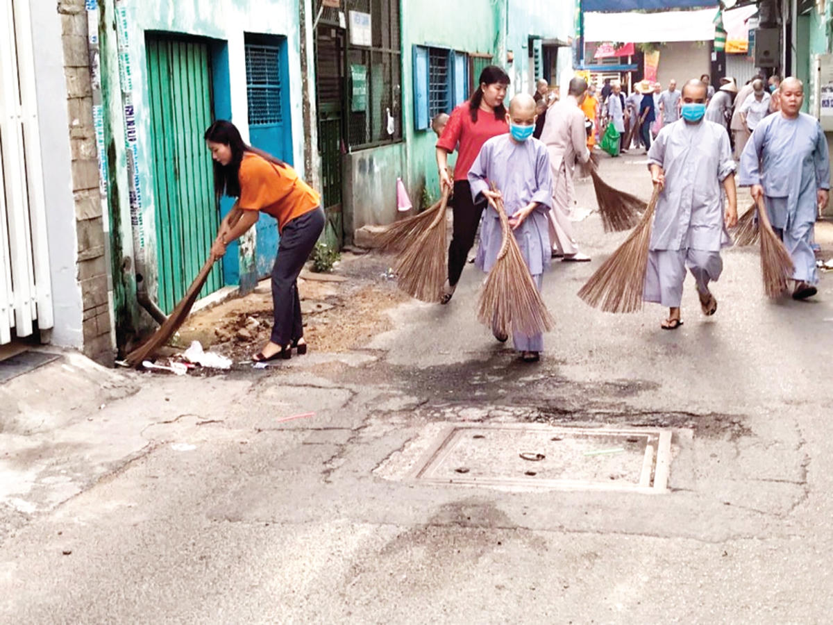 Chung tay bảo vệ môi trường.