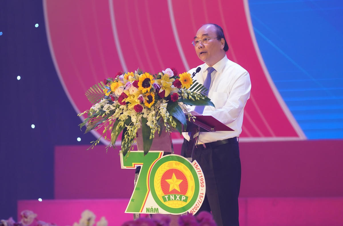 Thủ tướng Nguyễn Xuân Phúc phát biểu tại buổi lễ - Ảnh: VGP/Quang Hiếu.