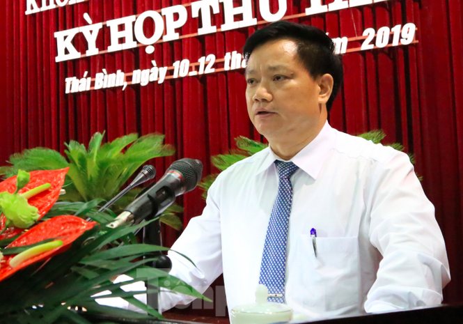 Ông Nguyễn Khắc Thận, Phó Bí thư Tỉnh ủy Thái Bình khóa XX.