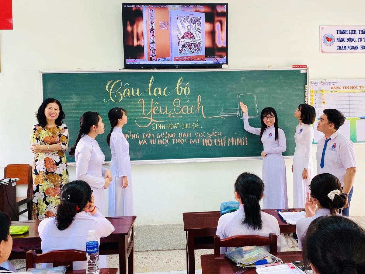 Việc phát triển văn hóa đọc hiện nay chủ yếu tập trung ở các trường học.