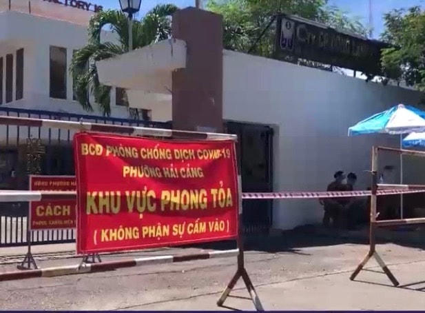 Cơ quan chức năng phong tỏa Công ty Cổ phần đông lạnh Quy Nhơn.