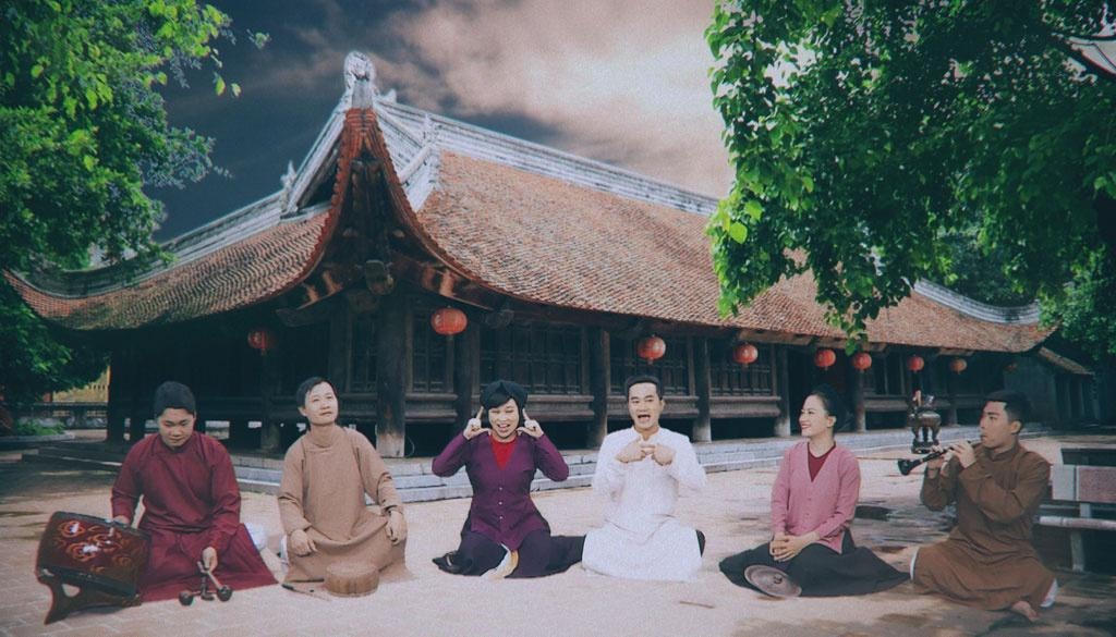 Nhóm Xẩm Hà Thành. Ảnh: NSCC.