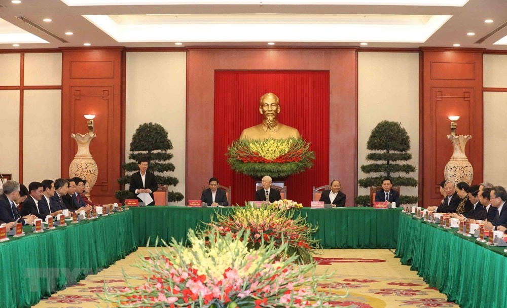 Quang cảnh buổi gặp mặt. Ảnh: Phương Hoa/TTXVN.