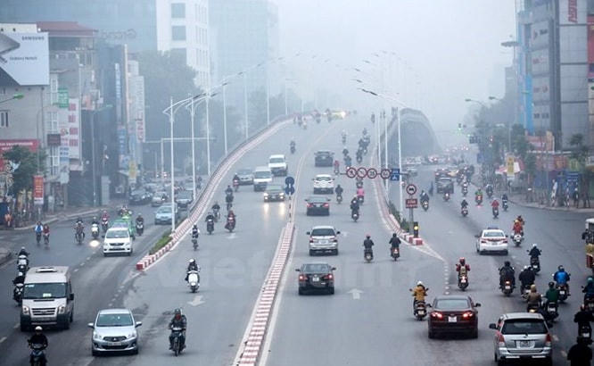 Thủ đô Hà Nội có mưa vài nơi, sáng có sương mù.Nguồn: Kinhtedothi.