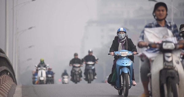 Không khí nhiều điểm tại Hà Nội vẫn bị ô nhiễm.