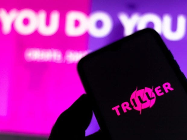 Triller, đối thủ cạnh tranh của TikTok. (Nguồn: Getty Images).  