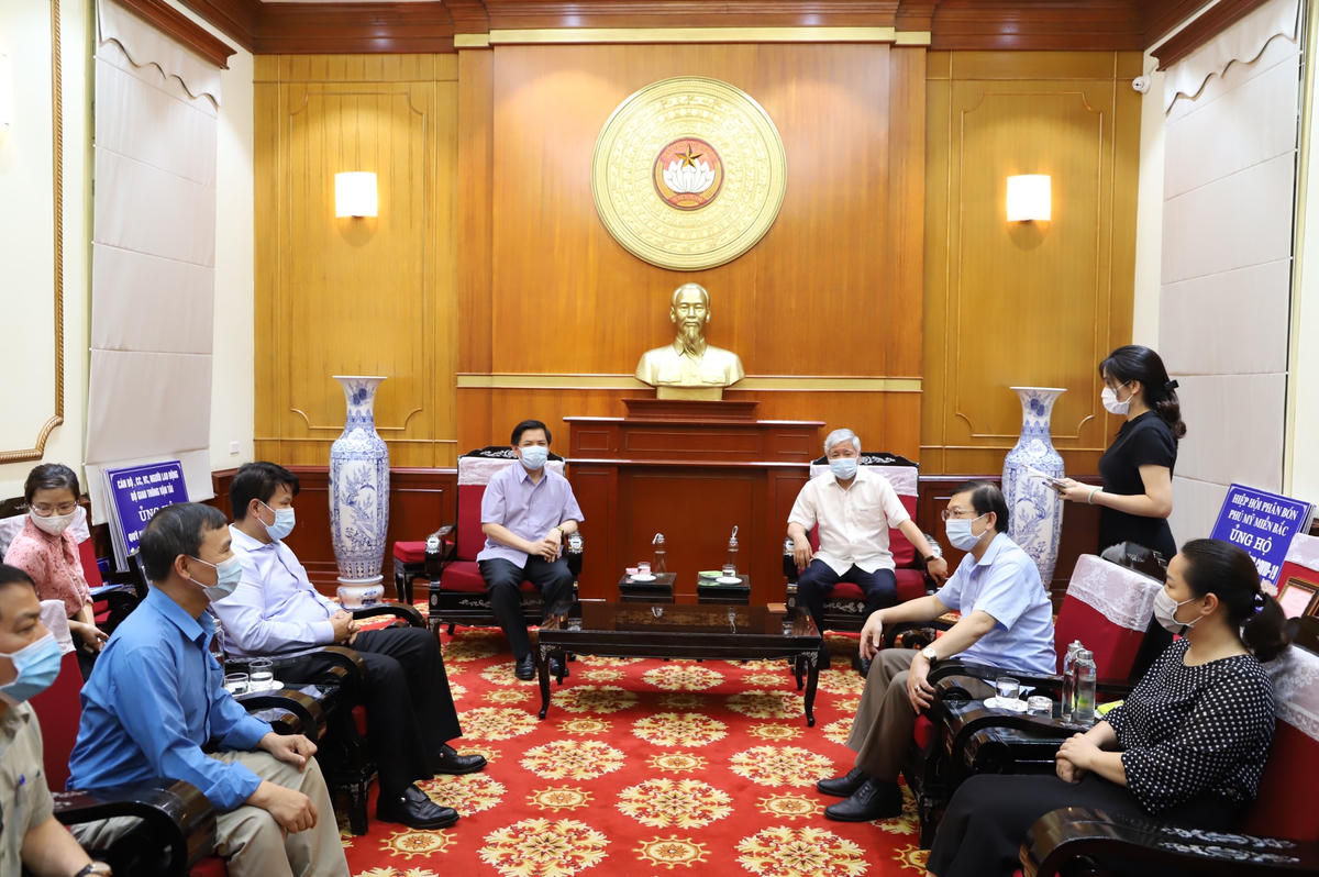 Quang cảnh buổi tiếp.