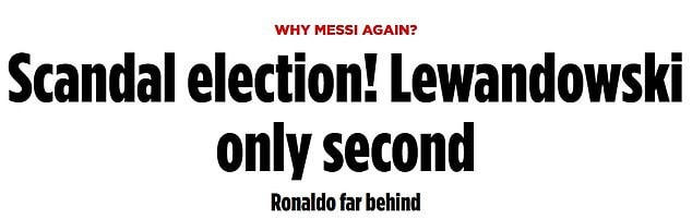 'Trao giải Quả bóng vàng cho Messi là vụ bê bối'