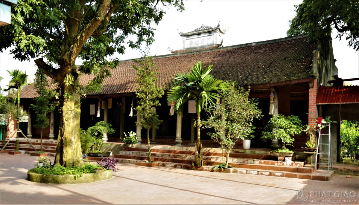 Khung cảnh rất đỗi bình yên nơi thờ Tổ, cũng là nơi Đức pháp chủ Giáo hội Phật giáo Việt Nam Thích Phổ Tuệ tu tịnh suốt gần 100 năm qua.