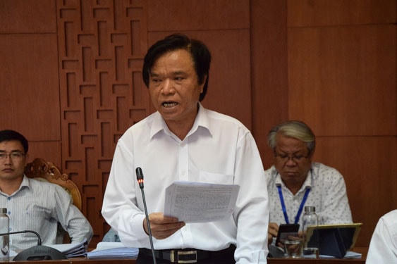 Ông Phan Văn Chín - Tỉnh ủy viên, Giám đốc Sở Tài chính tỉnh Quảng Nam - một trong số cán bộ xin nghỉ hưu trước tuổi. Ảnh: Trần Thường.
