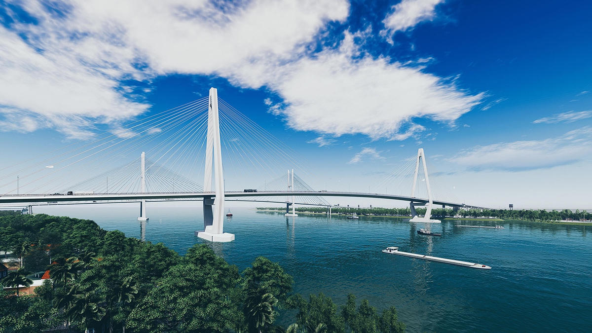 Cầu Mỹ Thuận 2 trong tương lai.