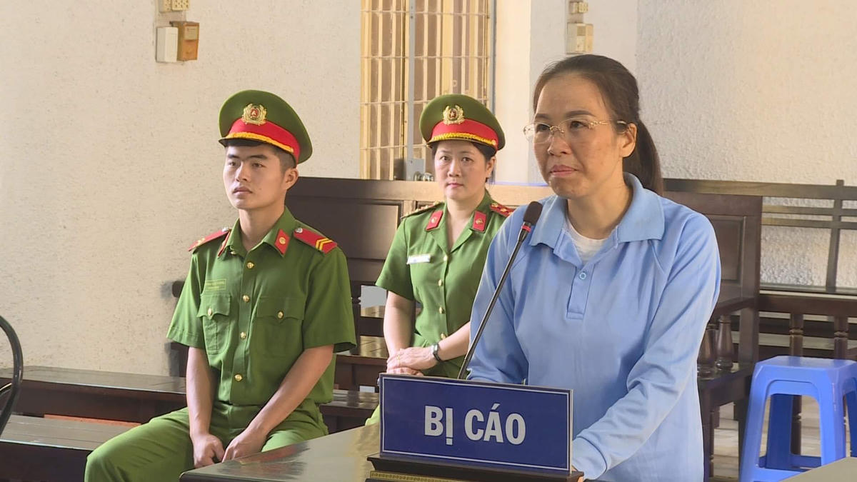 Bị cáo Đào Thanh Tâm.