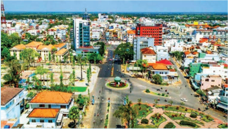 Cơ sở hạ tầng của Sóc Trăng ngày càng phát triển.