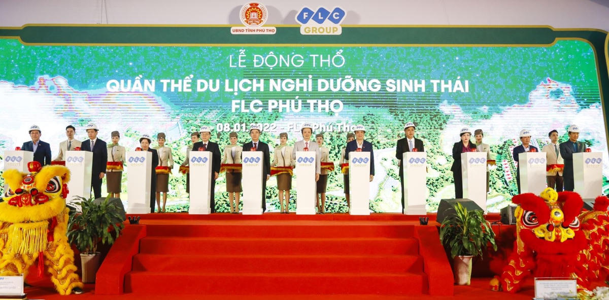 FLC khởi công quần thể nghỉ dưỡng sinh thái 5 sao tại&nbsp;Phú Thọ