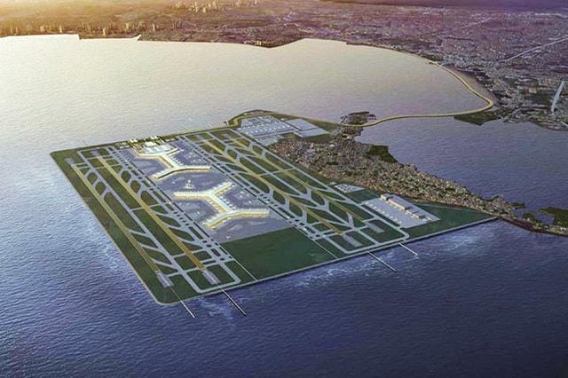 Mô hình dự án sân bay quốc tế Sangley Point (SPIA) (Ảnh: ABS-CBN).