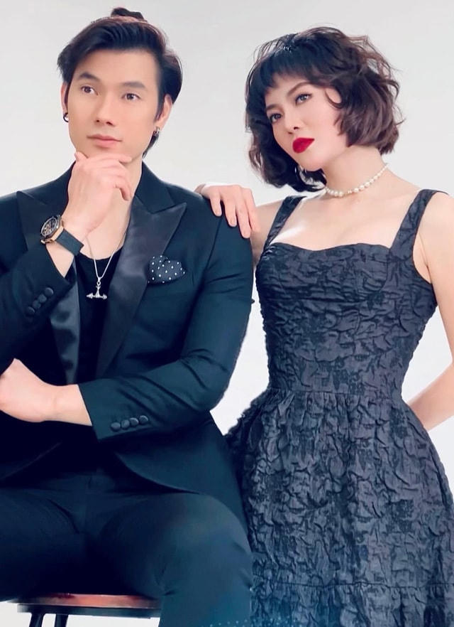 Thanh Hương lạ lẫm với tóc ngắn cùng Nhan Phúc Vinh trong phim mới. 