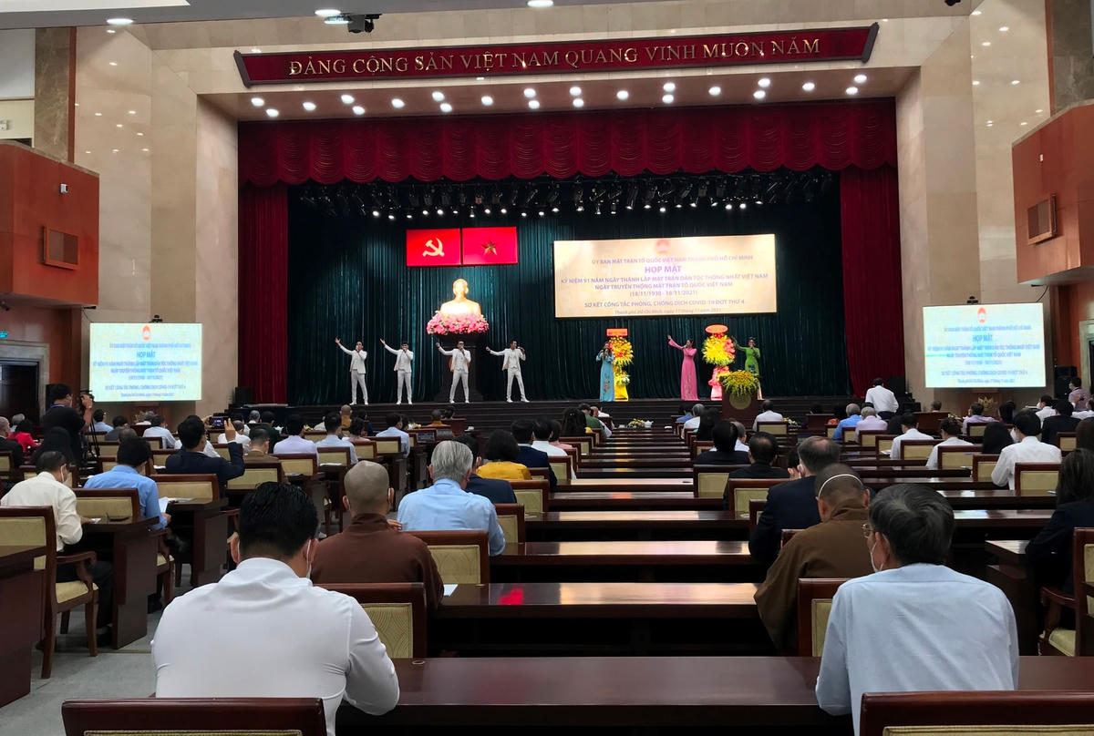 Quang cảnh buổi lễ.