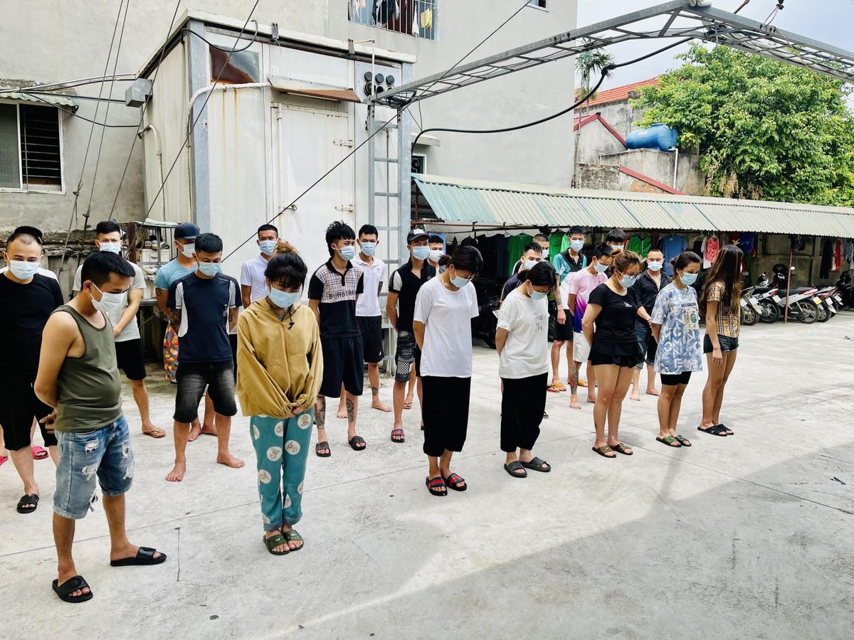 23 đối tượng sử dụng ma túy tại quán karaoke Gang Nam