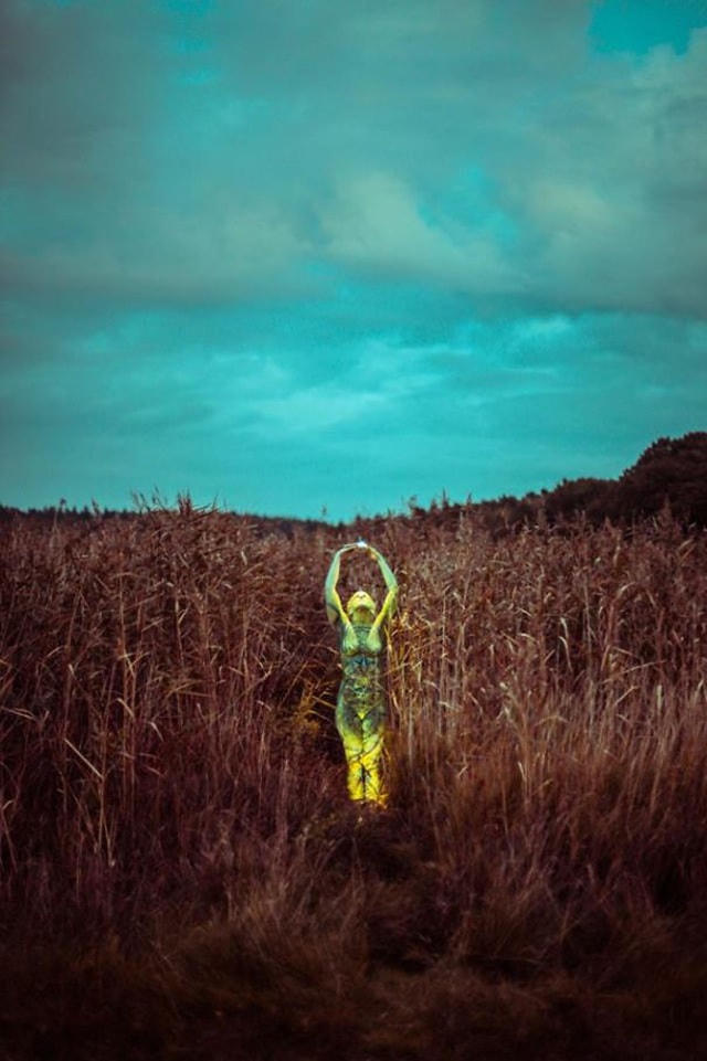 Những bức vẽ 'body-painting' của mùa thu