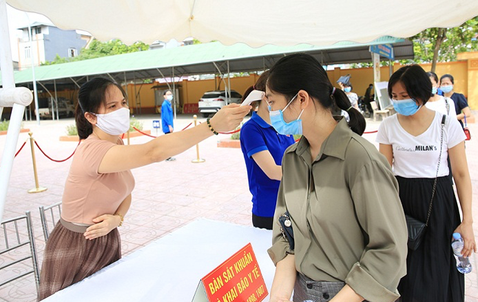 Các điểm thi đã hoàn thành diễn tập trong ngày 4/7.