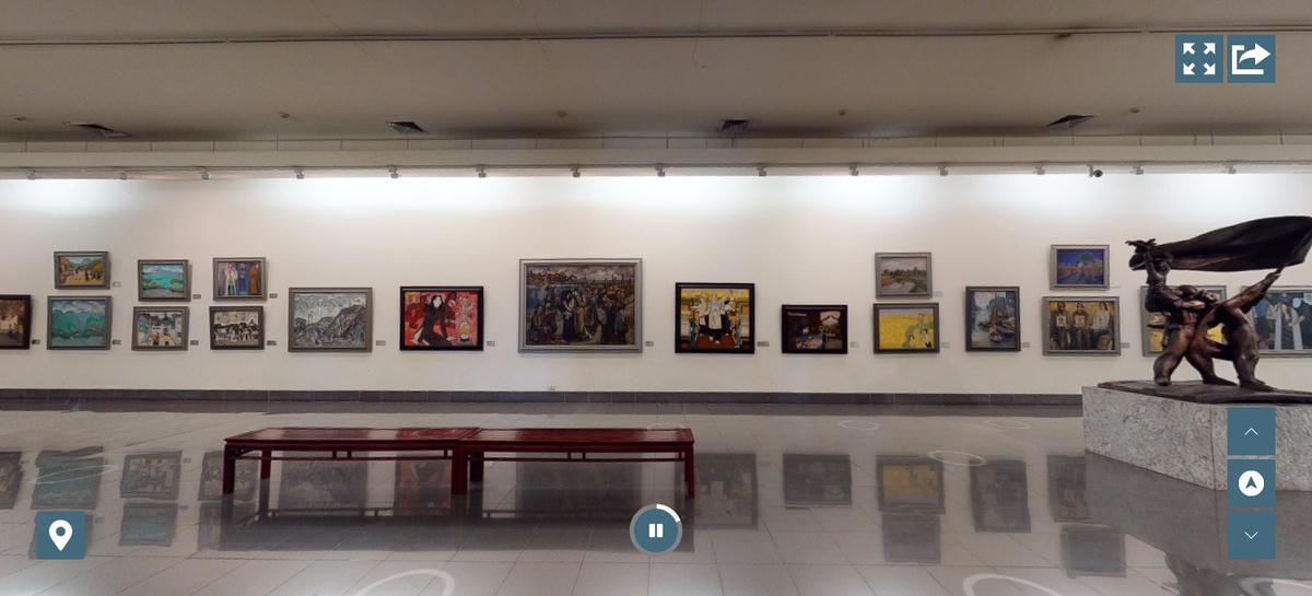 Nhiều hiện vật quý được giới thiệu trong trưng bày trực tuyến.