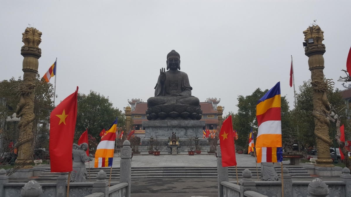 Thiền viện Trúc Lâm Thiên Trường, nơi đại hội được tổ chức.
