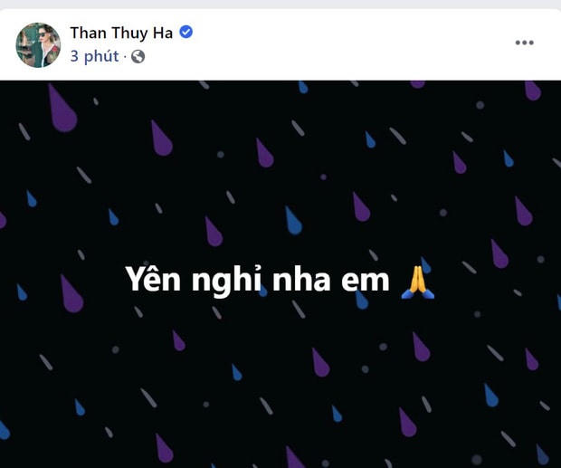 Diễn viên Thân Thúy Hà xót xa trước sự ra đi của NTK Minh Lộc.