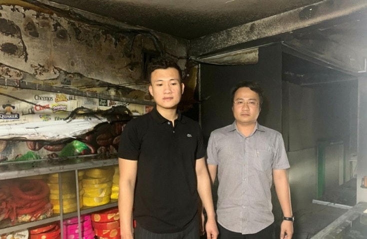 Hai anh em Võ Chung Anh và Võ Tuấn Anh.