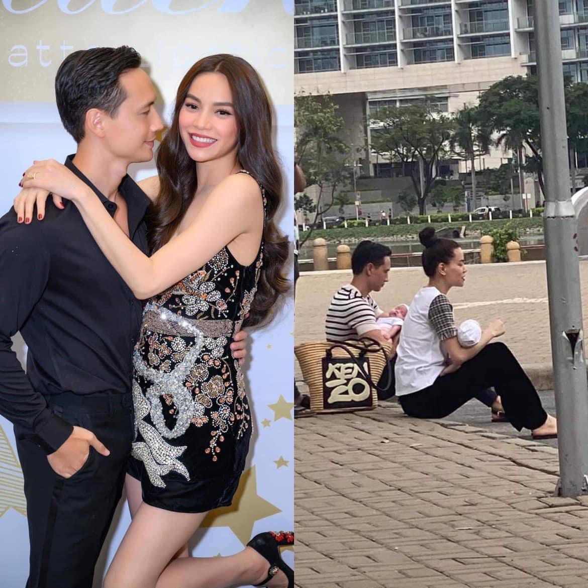 Hồ Ngọc Hà thích thú với tấm hình được chụp trộm: “Hình 1 là lúc đi bán son, hình 2 là lúc son đã cháy hàng. Cảm ơn ai đã chụp lén cho chúng iêm. Mình nhìn còn mắc cười huống chi...”.  