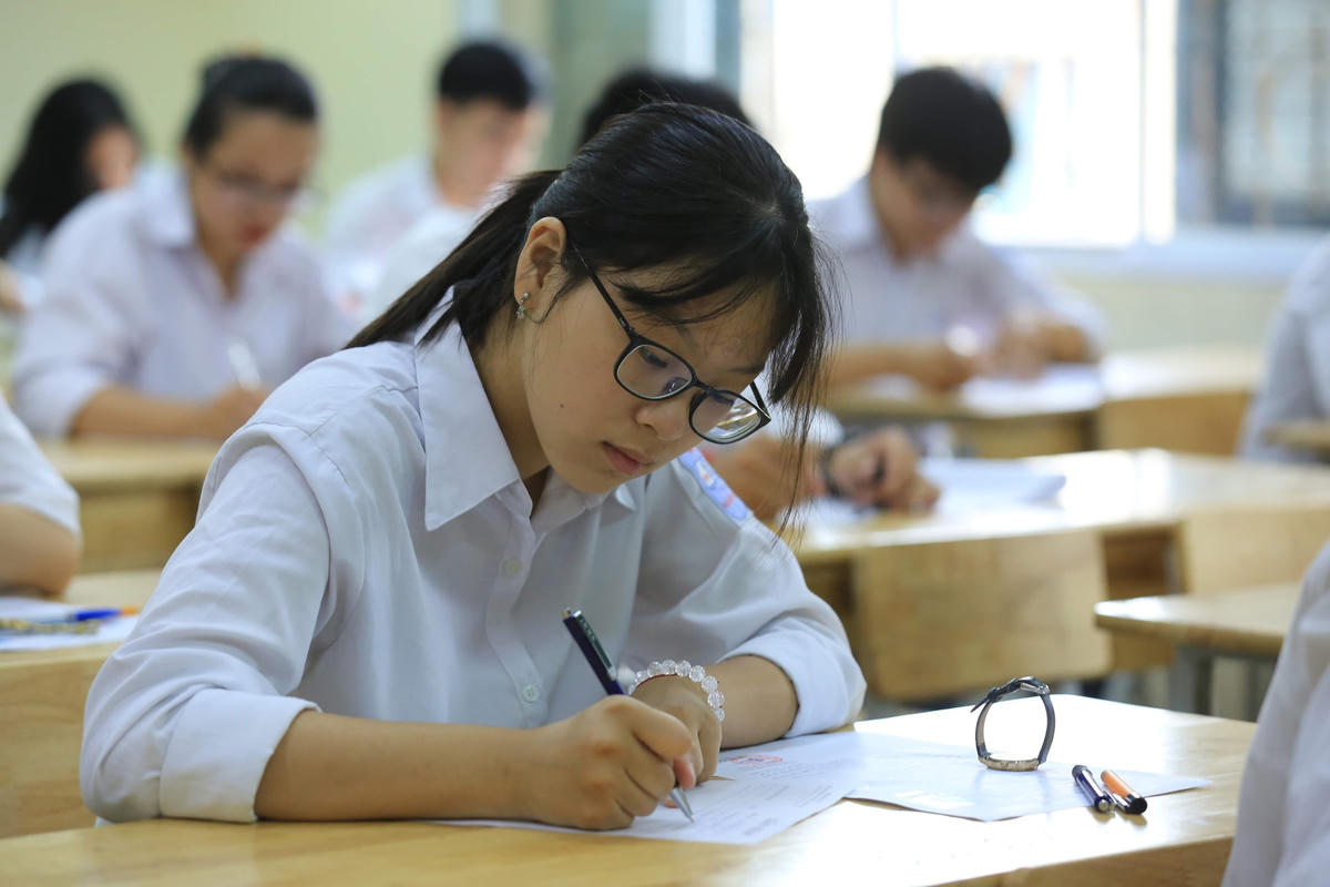 Minh Quang (kèm ảnh: Thí sinh dự thi tốt nghiệp THPT quốc gia 2019. Ảnh: Phạm Quang Vinh)