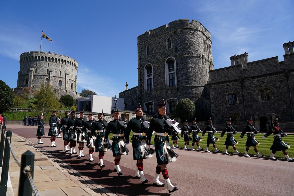 Lễ tang Hoàng thân Philip đang diễn ra tại Lâu đài Windsor 