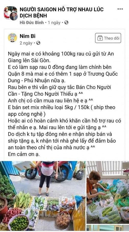 Netizen chia sẻ các mạnh thường quân để người khó khăn liên hệ.