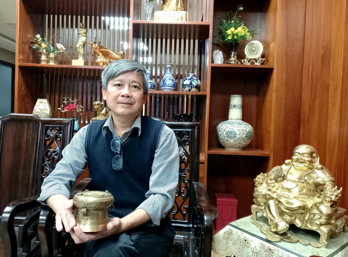 Nghệ nhân Nguyễn Thượng Sách.