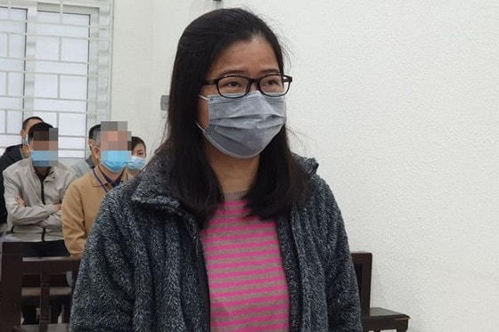 Bị cáo Nguyễn Thị Kim Anh tại tòa ngày 2/2/2021.
