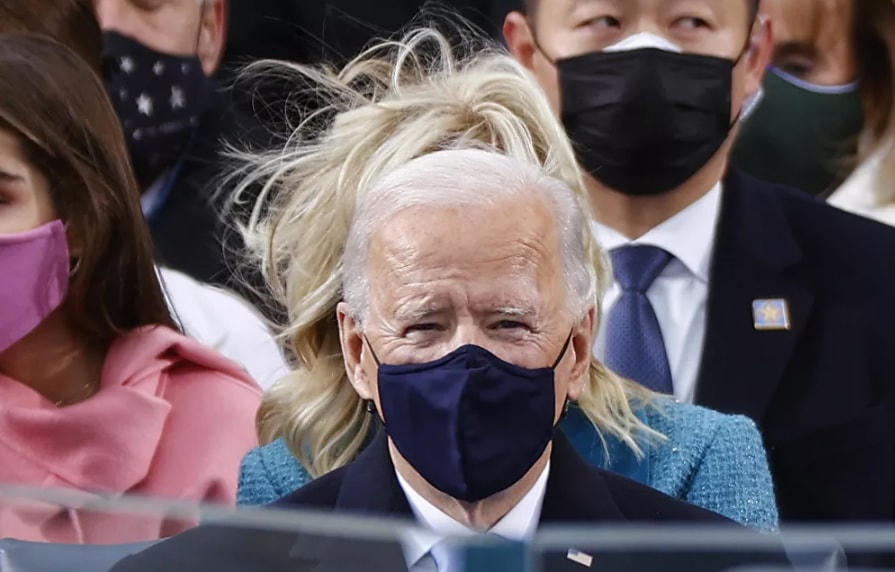 Tổng thống Joe Biden trong lễ nhậm chức của mình hôm 20/1, tại Washington, DC.